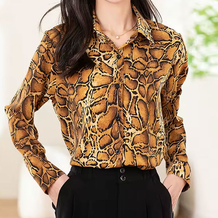 Hazel Safari Print Blouse
