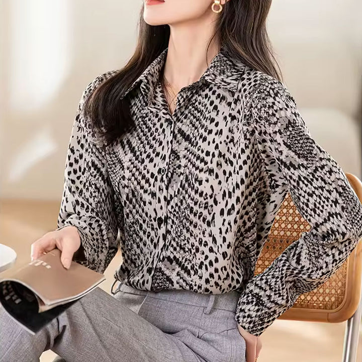Hazel Safari Print Blouse