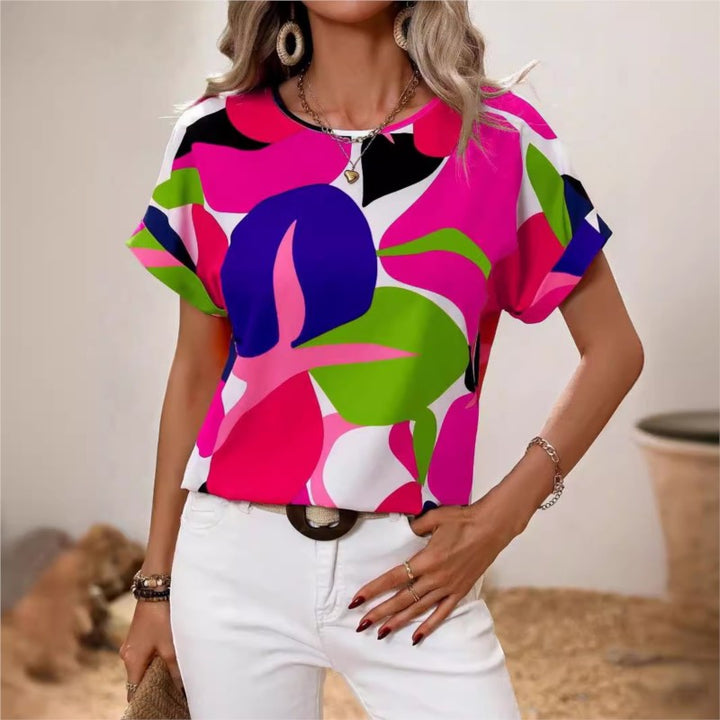 Bold Bloom Print Tee